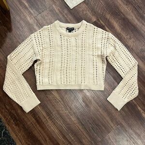 Cropped Knit‎ Sweater